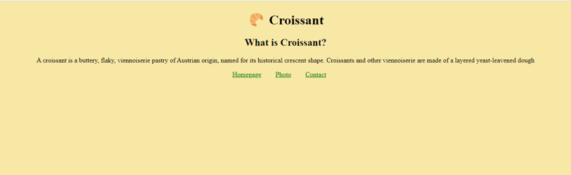 Croissant page